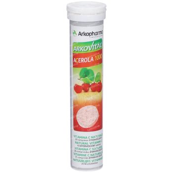 Arkovital Acerola 1000 + Vitamine C 20 bruistabletten