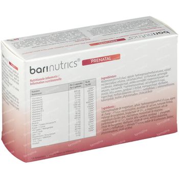 Barinutrics Prenatal Nieuwe Formule 60 capsules