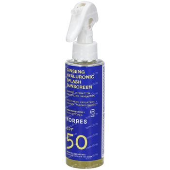Korres Ginseng Hyaluronic Splash Sunscreen SPF50 150 ml