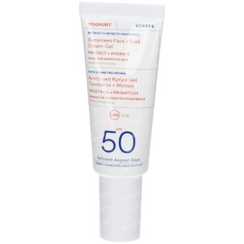 Korres Yoghurt Sunscreen Cream-Gel Face & Eyes SPF50 40 ml