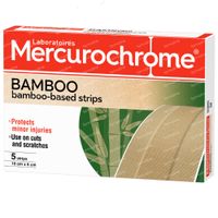 Mercurochrome Bamboo Based Strips 5 stuks