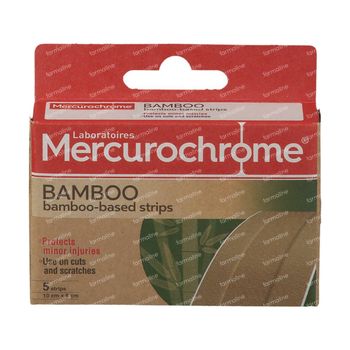Mercurochrome Bamboo Based Strips 5 stuks