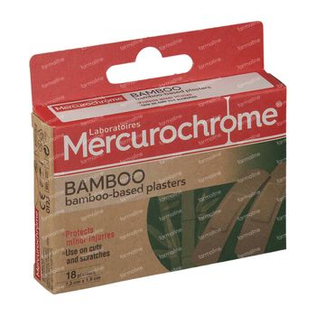 Mercurochrome Bamboo Based 18 pleisters