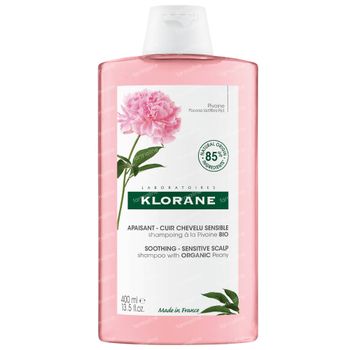 Klorane Soothing Shampoo with Organic Peony Nieuwe Formule 400 ml