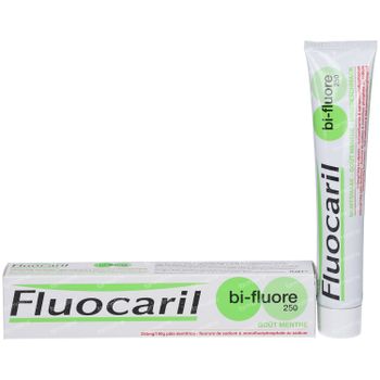 Fluocaril Tandpasta Bi-Fluor 250 250mg/100g Munt 75 ml tandpasta