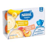 Nestlé Yogolino Banaan - Perzik 6-36 Maanden 6x60 g