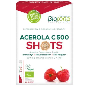 Biotona Acerola C 500 Shots 20x2,2 g