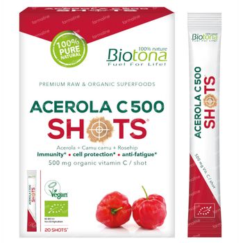 Biotona Acerola C 500 Shots 20x2,2 g
