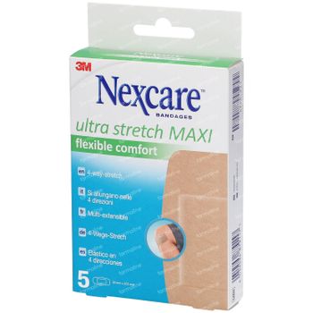 Nexcare Ultra Stretch MAXI Flexible Comfort 50x101mm 5 stuks