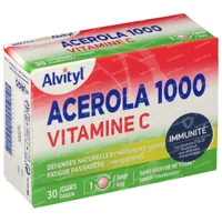 Acheter Alvityl acérola 1000 vitamine C 30 comprimés sur