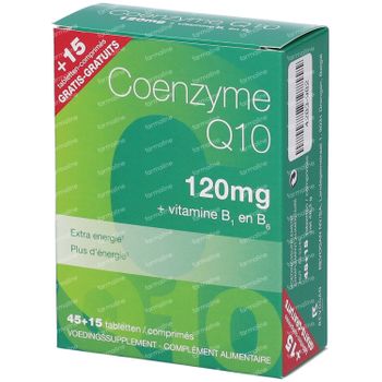 Revogan Coenzyme Q10 120mg + 15 Tabletten GRATIS 45+15 tabletten