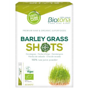 Biotona Barley Grass Raw Shots 20x2,2 g
