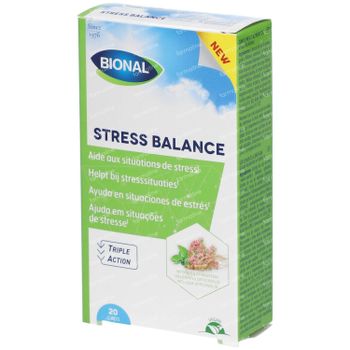 Bional Stress Balance – Helpt bij stress-situaties – Vegan voedingssupplement met Ashwaghanda – 20 capsules 20 capsules