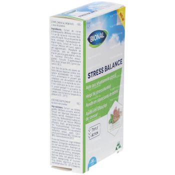 Bional Stress Balance – Helpt bij stress-situaties – Vegan voedingssupplement met Ashwaghanda – 20 capsules 20 capsules