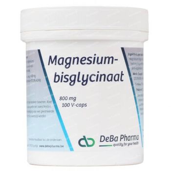 Deba Pharma Magnesiumbisglycinaat 800mg 100 capsules