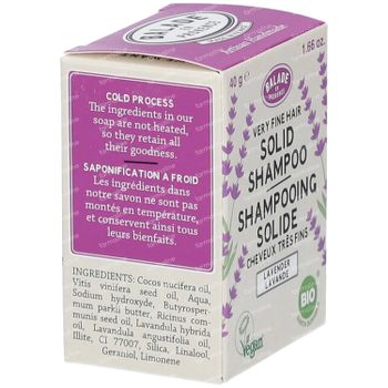 Balade en Provence Solid Shampoo Zeer Dun Haar Lavendel 40 g
