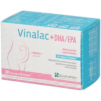 Vinalac + DHA/EPA Nieuwe Formule 30+30 stuks