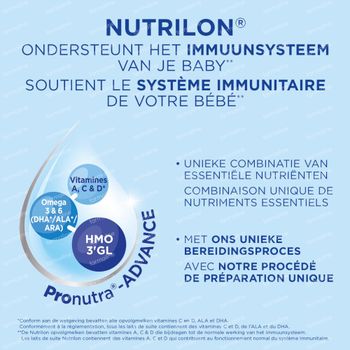 Nutrilon 2 Opvolgmelk Baby 6-12 maanden Flesvoeding 800g 800 g