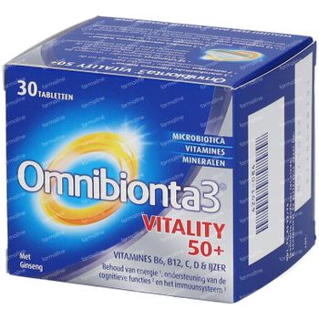 Omnibionta® 3 Vitality 50+ 30 comprimés