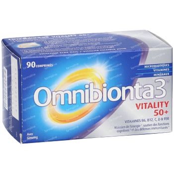 Omnibionta® 3 Vitality 50+ 90 comprimés