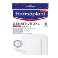 Hansaplast Sensitive 3XL Stérile 10x15cm 5 pièces