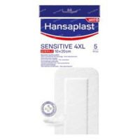 Hansaplast Sensitive 4XL Steriel 10x20cm 5 stuks