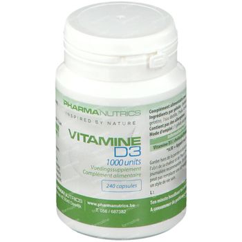 PharmaNutrics Vitamine D3 240 capsules