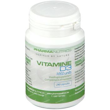 PharmaNutrics Vitamine D3 240 capsules