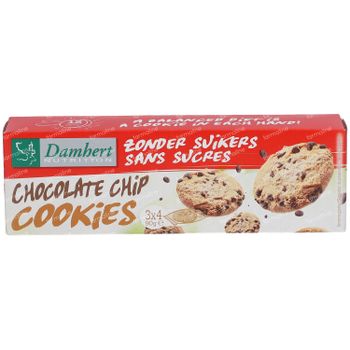 Damhert Zonder Suikers Chocolate Chip Cookies 90 g