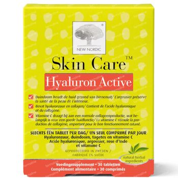 New Nordic Skin Care Hyaluron Active 30 tabletten