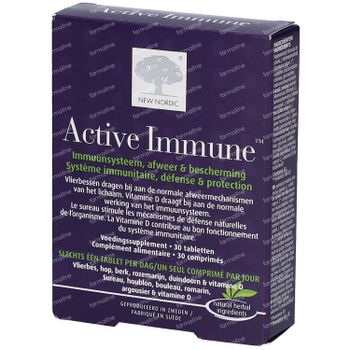 New Nordic Active Immune – Immuunsysteem, Afweer en Bescherming 30 tabletten