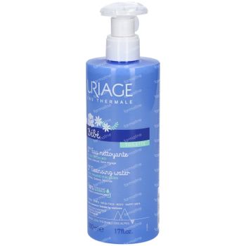 Uriage Baby 1st Cleansing Water with Organic Edelweiss Nieuwe Formule 500 ml