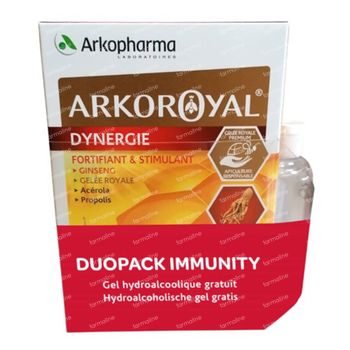 Arkoroyal Dynergie DUO + Handgel GRATIS 40x10 ml ampoules