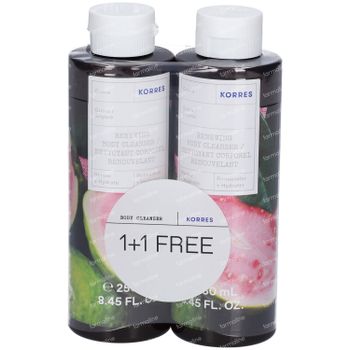 Korres Guava Renewing Body Cleanser 1+1 GRATIS 2x250 ml