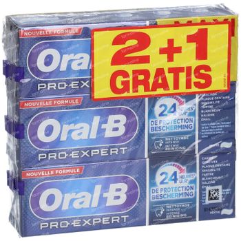 Oral-B Pro-Expert Intense Reiniging Tandpasta 2+1 GRATIS 3x75 ml