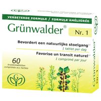 Grünwalder Nr.1 – Natuurlijke Stoelgang 60 tabletten