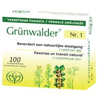 Grünwalder Nr.1 – Natuurlijke Stoelgang Nieuwe Formule 100 tabletten