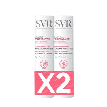 SVR Topialyse Lippenstift DUO 2x4 g