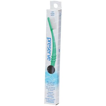 Preserve Tandenborstel Gerecycleerd Plastic - Grijs 1 stuk