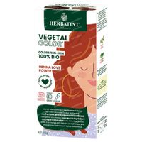 Herbatint Vegetal Color – Soin Colorant Végane 100 % Bio – Aux Plantes Ayurvédiques – Henna Love Power 100 g