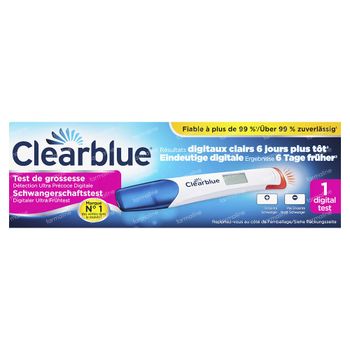 Clearblue Zwangerschapstest Digitaal Ultravroeg 1 stuk