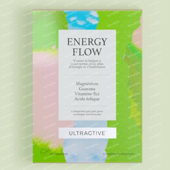 Ultractive Energy Flow - Contre la Fatigue, pour les Plus d'Énergie et d'Endurance 30 comprimés