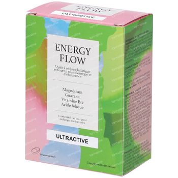 Ultractive Energy Flow - Tegen Vermoeidheid, Voor Meer Energie en Uithouding 60 tabletten