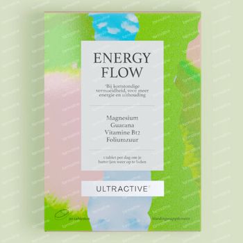 Ultractive Energy Flow - Tegen Vermoeidheid, Voor Meer Energie en Uithouding 60 tabletten