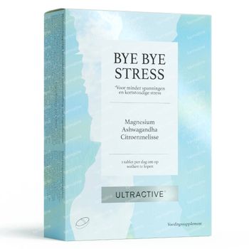 Ultractive Bye Bye Stress - Kortstondige Spanningen en Stress 60 tabletten