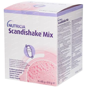 Scandishake Mix Aardbei 6x85 g