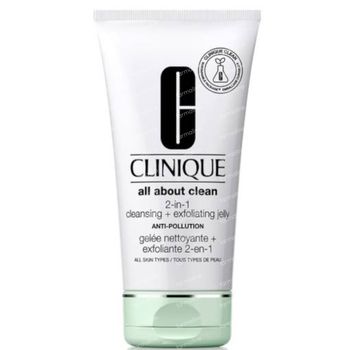 Clinique All About Clean 2-in-1 Cleansing + Exfoliating Jelly Anti-Pollution 150 ml