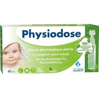 Physiodose Sérum Physiologique Stérile 100% Végétale 40x5 ml