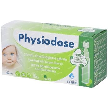 Physiodose Steriel Fysiologisch Serum 100% Plantaardig 40x5 ml
