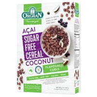 Orgran Céréales Açai - Noix de Coco Sans Sucres 200 g